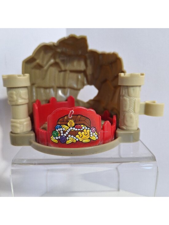 Fisher Price Other - Lil Kingdom Dragon Lair Little People Rock Red Walls Cave
